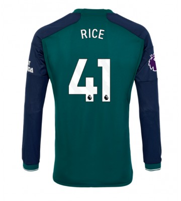 Arsenal Declan Rice #41 Koszulka Trzecich 2023-24 Długi Rękaw